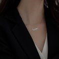 thumbnail image 3 of Collar con colgante de amor árabe de acero inoxidable vintage, llamativo, estilo moderno G8, 3 of 6