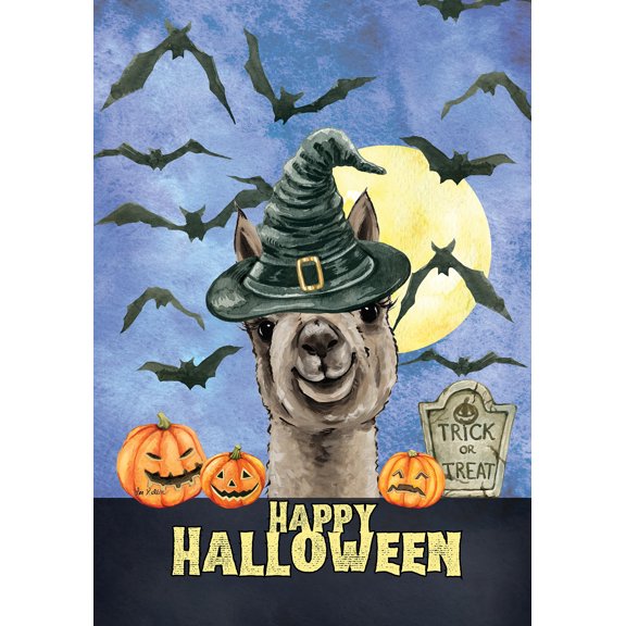 Alpaca - HHS Best of Breed Halloween House Flag