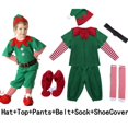 thumbnail image 1 of Disfraz de Papá Noel de Navidad para niñas, tutú de Cosplay para niños, vestidos rojos, ropa con sombrero, regalo de fiesta de Carnaval, 1 of 4