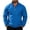 Blue, variant on Men's Waterproof Golf Windbreaker Active Shell Jacket Stand Collar Full Zip Windproof Outerwear Coat with Zip Pockets for Daily Wear Travel, Dark Gray, XL