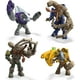 thumbnail image 4 of Mega Halo Action Figures Building Toys Set, Character Pack with 339 Pieces, Poseable Articulation, 2 Inches Tall, Kids or Adult Collectible, 4 of 5