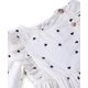 thumbnail image 3 of Vestido Beebay blanco con estampado de corazones y botones, 12-18 meses, 3 of 6
