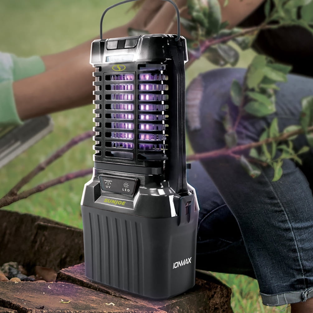 Open Box Sun Joe 24V-BZ100-LTE 24-Volt* IONMAX Cordless Indoor/Outdoor Bug Zapper Kit | 1-Acre Coverage | W/ 2.0-Ah Battery + Charger