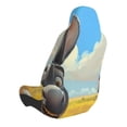 thumbnail image 4 of Lsque Funny Countryside Donkey Pattern Car Seat Covers for Front Seats , Waterproof Seat Covers for Cars, Sporty Front Seat Covers,Car Seat Cover Protector Front Seats, 4 of 5