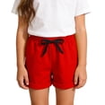 thumbnail image 3 of Afuyipoi ​Toddler Boys Girls Soft Cotton Shorts（1-8 Years）, Kids Summer Solid Color Breathable Casual Lounge Shorts Red Size 2T, 3 of 8