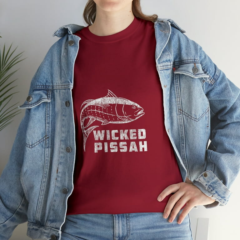  Wicked Pissah Tuna Fishing T-Shirt : Clothing, Shoes & Jewelry