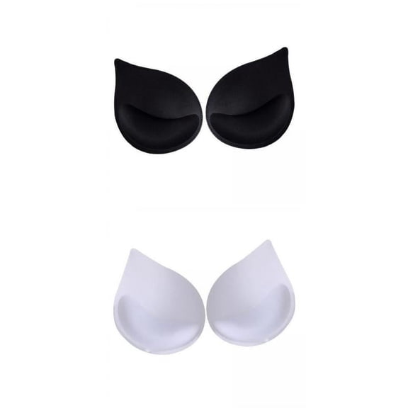 4 Pieces Bra Insert Pads Push Up Enhancer Shaper Soft Removable for Sports