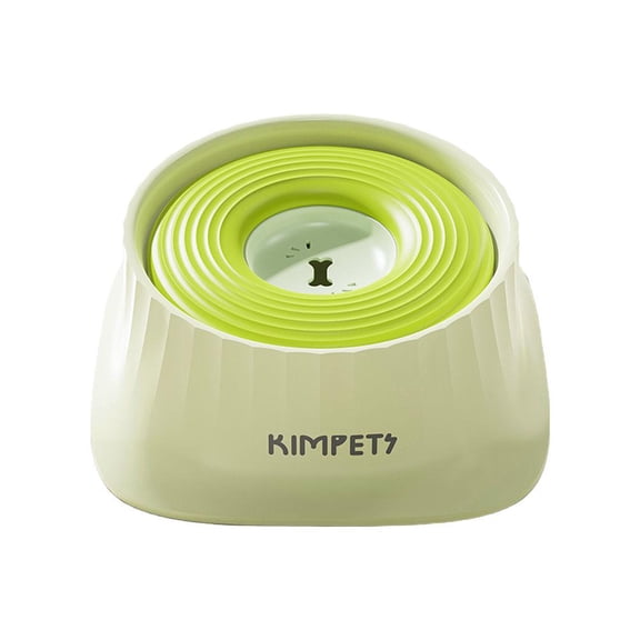 PP PC Pet Floating Water Bowl with Leak-Proof Design for Home, Travel and Camping