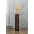 thumbnail image 2 of Leewadee Brown Wood Floor Vase - 34 inch Large Indoor Decorative Accent for Dried Flowers, 2 of 7