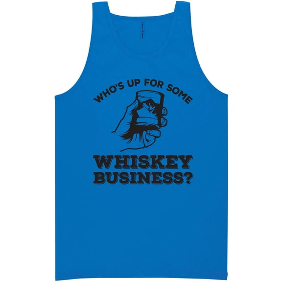 Who's Up For Some Whiskey Business? Neon Tank Top