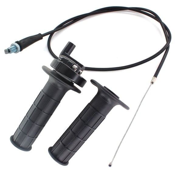 7/8"(22mm) Throttle Accelerator Handle Grips w/ Cable Switch for CRF KLX TTR 110 125 150 200 250cc ATV Quad Pit Mini Dirt Bike