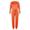thumbnail image 5 of gbyLJF Travel Outfits for Women 2 Piece Sets Beach Outfits Two Piece Shorts Sets for Women 2 Piece Sweat Outfits Orange 4XL, 5 of 5