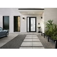 thumbnail image 5 of Front Exterior Prehung Metal-Plastic Door Frosted Glass / Manux 8102 Matte Black / Side Window / Office Commercial and Residential Doors Entrance Patio Garage 44" x 80" Left-hand Inswing, 5 of 7