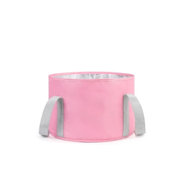Minnieouse Bolsa portátil para remojo de pies, Camping, senderismo, viajes, plegable, impermeable, Cubo de baño para pies, cuidado de la salud, Type2 NO2