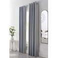 thumbnail image 1 of Maria Light Filtering Grommet Curtain Panel Pair 52" x 84" in Grey, 1 of 6