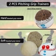 thumbnail image 5 of 2 PCS Pitching Trainer,Training Baseball Pitching Grip Trainers,Finger Placement Markers Baseball Training Equipment for Teenagers Beginners to Learn Multiple Baseball Grips.-Soft/Hard, 5 of 5