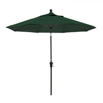 California Umbrella 9' Patio Umbrella in Hunter Green