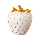 thumbnail image 4 of Figura de fruta de fresa Estatua de fresa Decoración Manualidades Regalo realista Creativo Oro blanco, 4 of 9