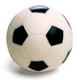 thumbnail image 1 of CHOK Pet  Soccer Ball 3 inch Colorful Vinyl Squeaker Toy for Dogs Assor, 1 of 2