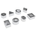 thumbnail image 1 of Herramientas para hacer caramelos de azúcar, 24 piezas de moldes de acero inoxidable para galletas, moldes poligonales para galletas, multifuncionales, 1 of 12