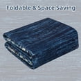 thumbnail image 2 of Garvee 10'x13' Area Rug Modern Bordered Rug Floral Rug Washable Rugs Low Pile Non-Slip Rugs for Living Room Bedroom, Blue, 2 of 7