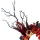 thumbnail image 4 of Chic Cosplay Costume Feather Flower Hair Hoop Gothic Flower Hair Styling for Live Show Headband Gothic Witch, 4 of 4