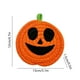thumbnail image 3 of Posavasos de Calabaza Tejidos a Mano para Halloween | Manteles Individuales de Cuerda de Algodón | 13 Cm de Diámetro | Decoración para Fiestas | Naranja | Juego de 1, 3 of 6