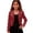 Red, variant on Ticikt Girl's Sequin Elegant Short Satin Jacket Long Sleeve Open Front Party Sparkly Cropped Cardigan Glitter Shiny Jackets,Color:Black