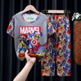 thumbnail image 1 of Mickey Mouse Spider-Man Marvel Conjunto de pijamas para niños Ropa de dormir para niños Verano Mangas cortas delgadas Niñas Dibujos animados Ropa para niños Set12 100-110CM Gao Jinjia LED, 1 of 2