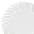 thumbnail image 2 of Smarty 10.25" Clear Classic Flair Disposable Plastic Dinner Plates 144ct, 2 of 7
