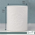 thumbnail image 5 of Servette Home Ceramic Utensil Holder for Kitchen Counter – White Flower Utensil Crock 6 x 7 x 6 inches, 5 of 5