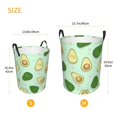 thumbnail image 3 of Fotbe Avocado Cesto de Ropa con Asas, Cesto Impermeable de Gran Capacidad, Bolsa de Lavado para Dormitorio, Cesto de Ropa con Ruedas y Asas-Small, 3 of 6