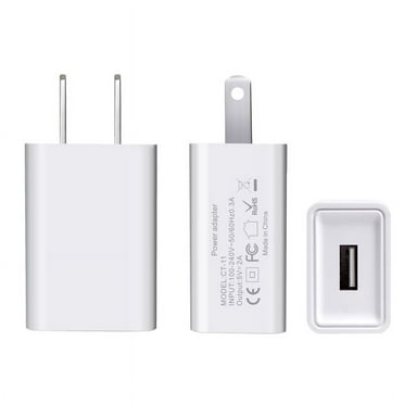 2-Pack Power Adapter for Outdoor Wyze Cam Pan V3 / Cam OG/Cam OG Telephoto/Cam v3 Pro 2K USB Camera Charger Replacement 5V 2A Plug