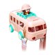 thumbnail image 4 of Botella de agua para niños con diseño de autobús de dibujos animados, para beber, portátil y bonita Rosa, 4 of 9