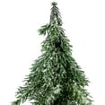 thumbnail image 5 of Northlight Frosted Icy Pine Christmas Tree with Jute Base - 10.5", 5 of 6