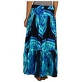 thumbnail image 2 of Jones New York Sport Tiered Tie Dye Print Maxi Cotton Skirt, Multi (4), 2 of 4
