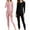 Pink, variant on ibiyuan Skin Tone Lined Tights Women's Thermal Underwear 2 Piece Set Breathable Women's Winter Thermal Underwear Ski Underwear Women's Winter Thermal Base Layer,Pink