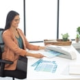 thumbnail image 5 of Fellowes® Rhea Laminator With Pouch Starter Kit, 12.5" Width, White/Gray, 5 of 9