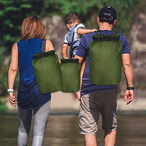 Jointown 5 Pack Waterproof Dry Sacks, Lightweight Outdoor Dry Bags 20L /12L / 10L/ 6L/ 3.5L Ultimate Dry Bags for Kayaking Camping Rafting Boating