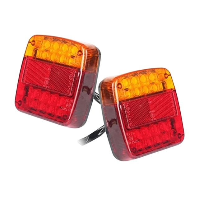 2 luces traseras para remolque de 26 LED, accesorio de repuesto premium, reemplazo directo de lámpara trasera