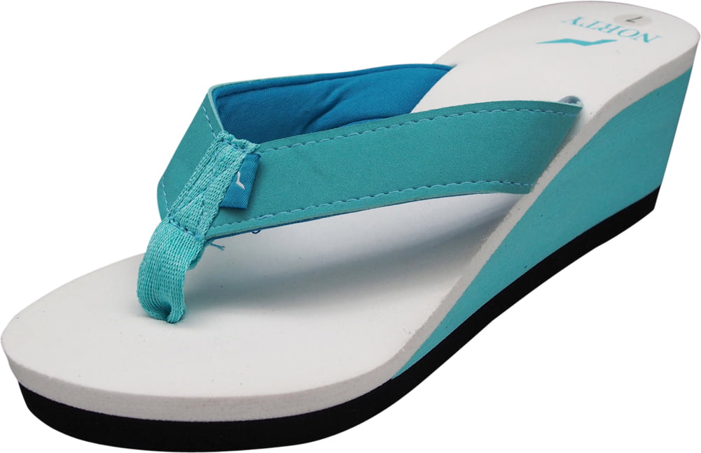 Women Ladies Casual Wedge Platform Thong Flip Flops Sandals Beach Slippers FW