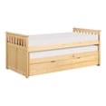 thumbnail image 1 of Lexicon Lit Simple/Simple Contemporain en Bois avec Lit Gigogne Simple en Pin Naturel, 1 of 7