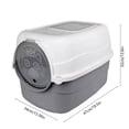 thumbnail image 2 of RKSTN Fully Enclosed Cat Litter Box Cat Toilet, Deodorant And Splash-Proof Cat Poop Basin Gray, 2 of 5