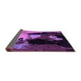thumbnail image 2 of Ahgly Company Indoor Round Abstract Purple Modern Area Rugs, 3' Round, 2 of 4