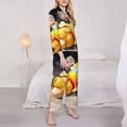 thumbnail image 4 of Lsque Pikmin Pattern Long Sleeve Pajama Set for Women - Soft 2-Piece Sleepwear and Loungewear Set with Pockets, Comfy Nightwear, 4 of 8