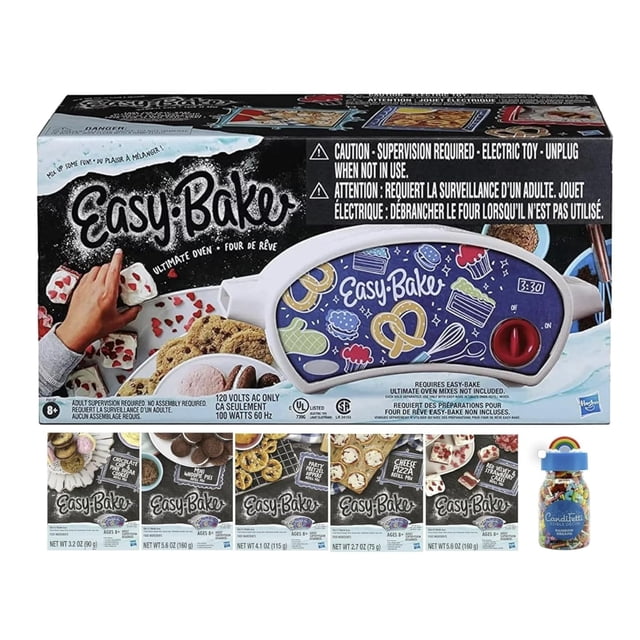 Horno para hornear Easy Bake Ultimate +5 mezclas +Sprinkles Kids 8+