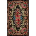 thumbnail image 2 of SAFAVIEH Classic Vintage Alec Floral Area Rug, Black/Multi, 6' x 9', 2 of 6