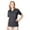 Heather Black, variant on BlueGeneration Ladies Heathered Wicking Polo - Heather Kelly 4 Extra Large Solid