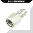 thumbnail image 4 of Unique Bargains Pressure Washer Coupler Washer Gun Adapter Universal for Car Stainless Steel 1/4' NPT, 4 of 7