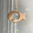 thumbnail image 1 of Yusimy Bird Sun Catcher Glass Crystal Ball with Sunlight Scattering Patterns Home Creative Decorative Hanging Ornament, 1 of 6